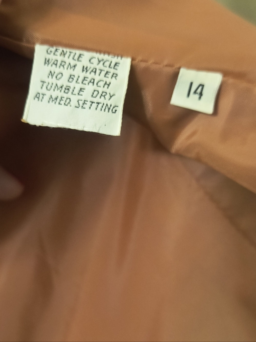 Vtg Samuel Robert by Peter Hatsi Androu Ultrasuede Blazer Camel Tan Size 14 - Picture 4 of 8